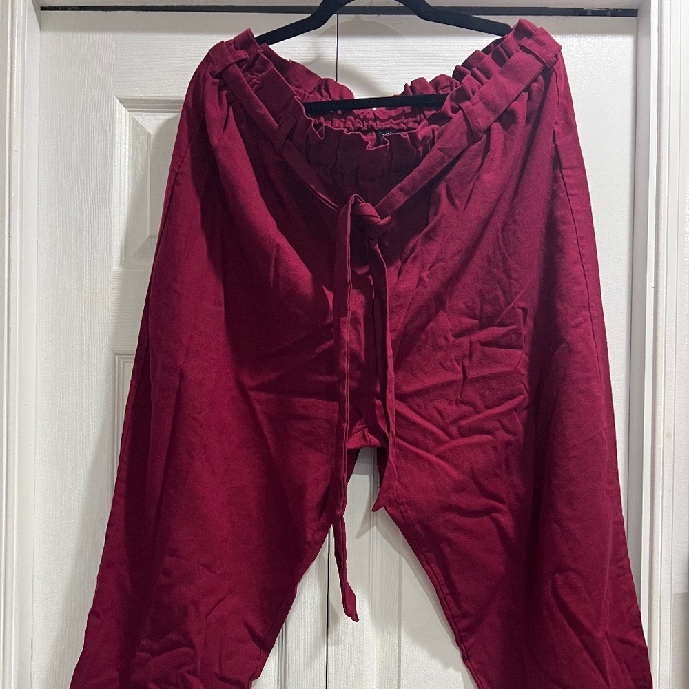 Shein Curve Paperbag Pants